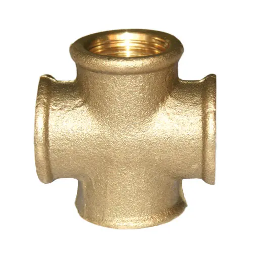 Cruzeta latão 2" F