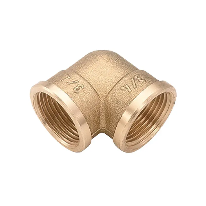 Joelho latão 1/2" FF cromado Joelho latão 1/2" FF cromado