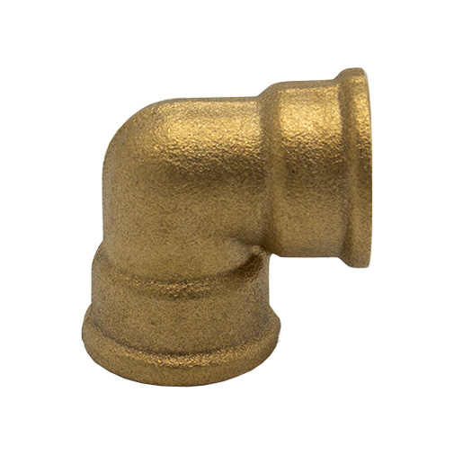 Joelho latão Eco 3/8" FF Joelho latão Eco 3/8" FF
