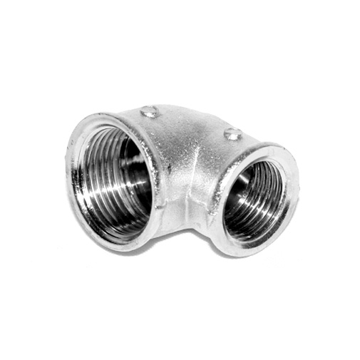 Joelho redução latão 3/4" F x 1/2" F cromado Joelho redução latão 3/4" F x 1/2" F cromado