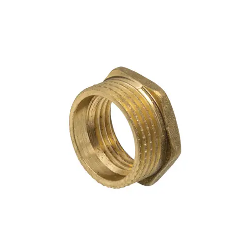 Porca redução latão Eco 1/2" M x 3/8" F