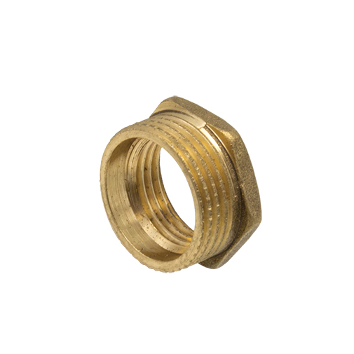 Porca redução latão Eco 3/4" M x 1/2" F Porca redução latão Eco 3/4" M x 1/2" F