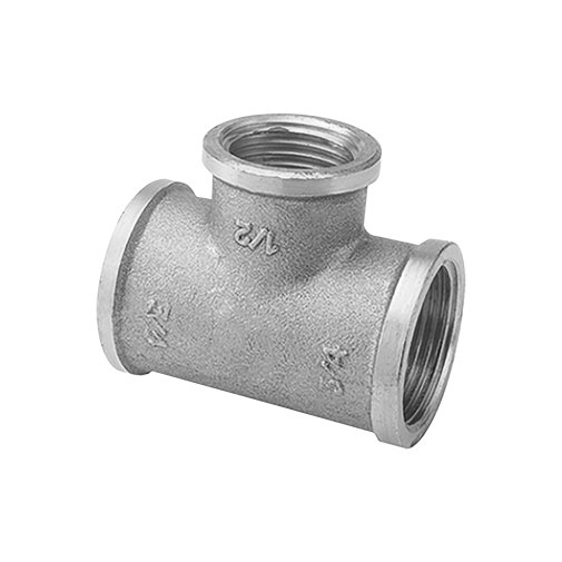 Tê latão 3/4" F cromado Tê latão 3/4" F cromado