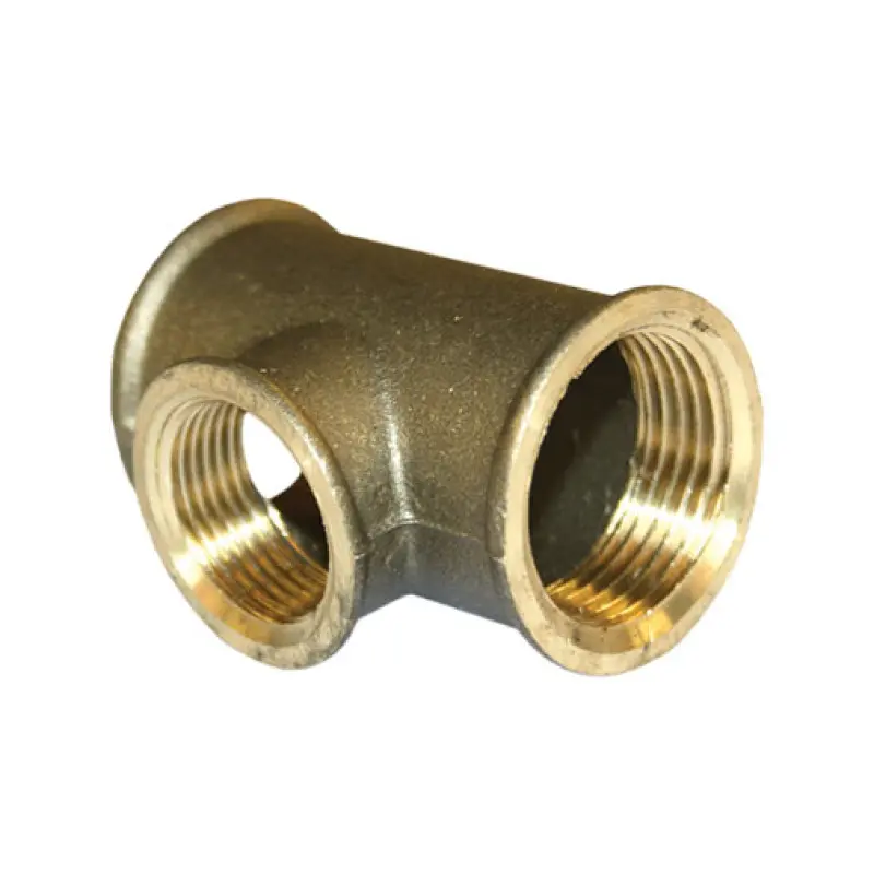Tê redução latão 3/4" F x 1/2" F x 3/4" F Tê redução latão 3/4" F x 1/2" F x 3/4" F