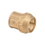União de aperto latão 1/2" F x 20 mm