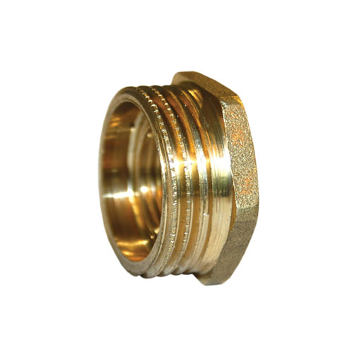 União redução latão 2.1/2" M x 1.1/4" F União redução latão 2.1/2" M x 1.1/4" F
