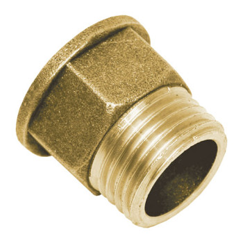 União sextavada latão 1/2" MF União sextavada latão 1/2" MF