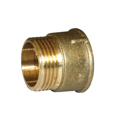 União simples latão 1/2" MF União simples latão 1/2" MF
