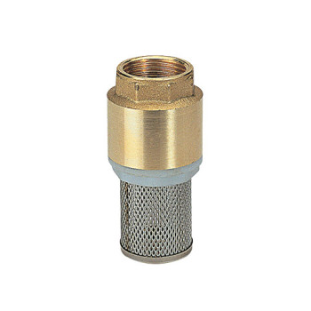 Válvula retenção pesca 1.1/4" com filtro inox Válvula retenção pesca 1.1/4" com filtro inox