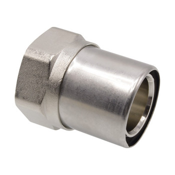 Casquilho press metálico 63 mm x 2" F com porca móvel