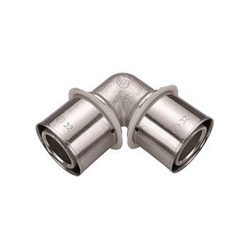 Joelho press metálico 25 x 25 mm