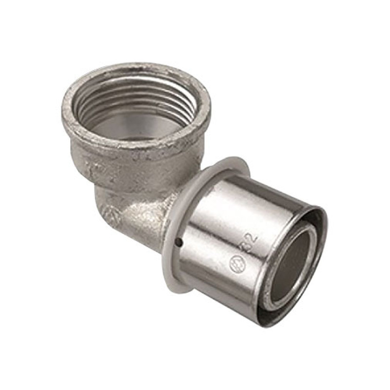 Joelho press metálico 40 mm x 1.1/4" F Joelho press metálico 40 mm x 1.1/4" F