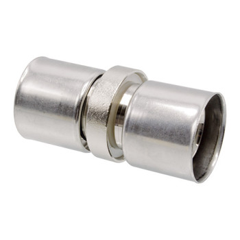 União simples press metálico 63 x 63 mm