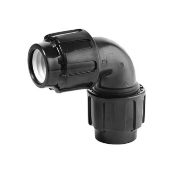 Joelho 90º de aperto PE 110 mm Joelho 90º de aperto PE 110 mm