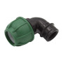 Joelho 90º de aperto PE 32 mm x 3/4" F