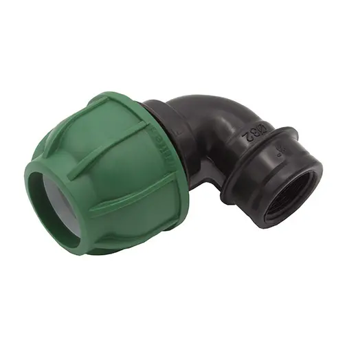 Joelho 90º de aperto PE Tecnoagua 32 mm x 1" F Joelho 90º de aperto PE Tecnoagua 32 mm x 1" F