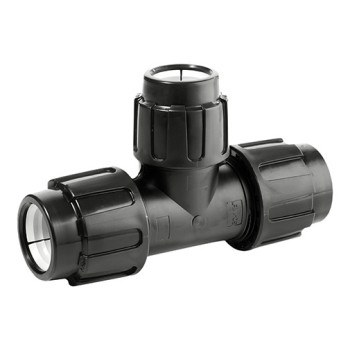 Tê de aperto PE 110 mm Tê de aperto PE 110 mm