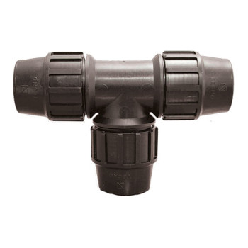 Tê de aperto PE Tecnoagua 20 mm Tê de aperto PE Tecnoagua 20 mm