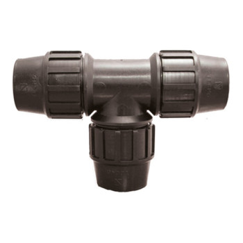 Tê de aperto PE Tecnoagua 25 mm Tê de aperto PE Tecnoagua 25 mm