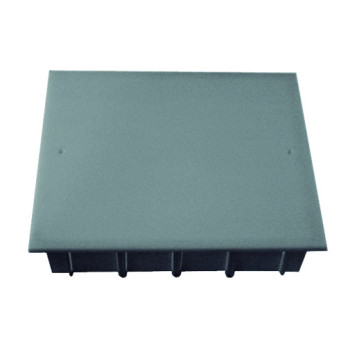 Caixa coletora plástica 570 x 300 mm com tampa e corrediça