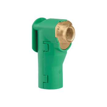 Caixa terminal Caleffi 3/4" F x 3/4" com canhão 100 mm e joelho