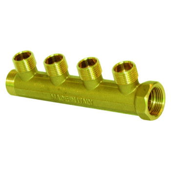Coletor General Fittings 1" x 1/2" com 2 saídas para tubo PEX