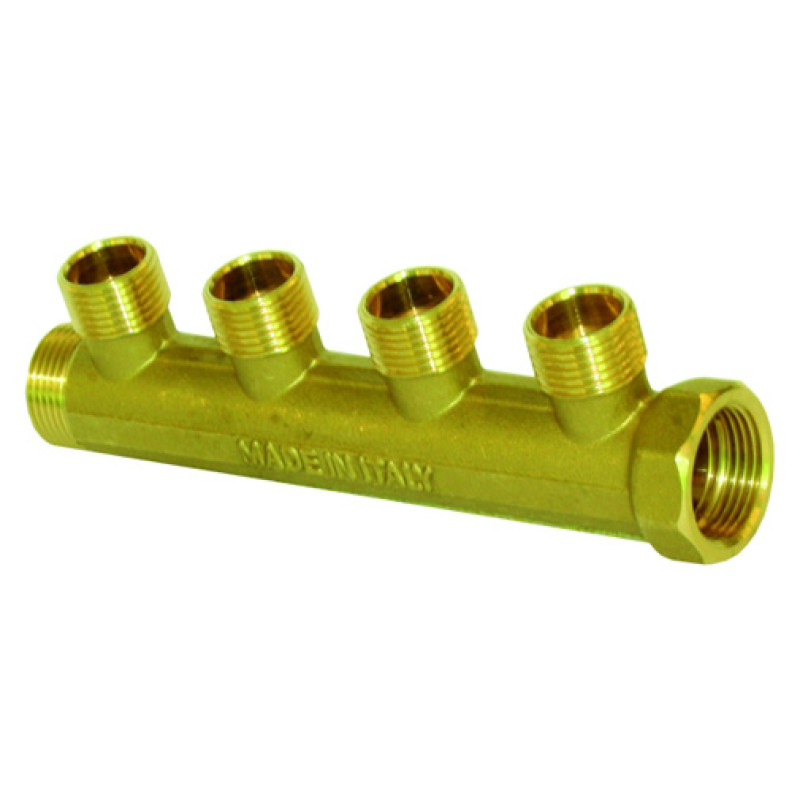 Coletor General Fittings 1" x 1/2" com 2 saídas para tubo PEX Coletor General Fittings 1" x 1/2" com 2 saídas para tubo PEX