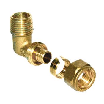 Joelho General Fittings 1/2" M x (12 x 2,0) mm para tubo PEX
