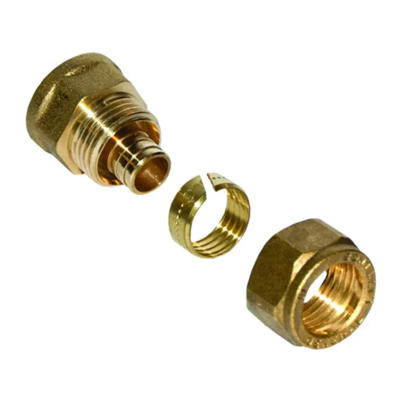Ligador General Fittings 1/2" F x (20 x 2,0) mm para tubo PEX Ligador General Fittings 1/2" F x (20 x 2,0) mm para tubo PEX