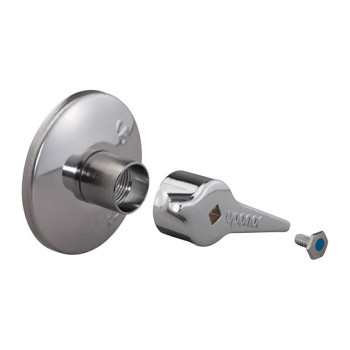 Manete à vista Uponor Flex cromada para válvula corte