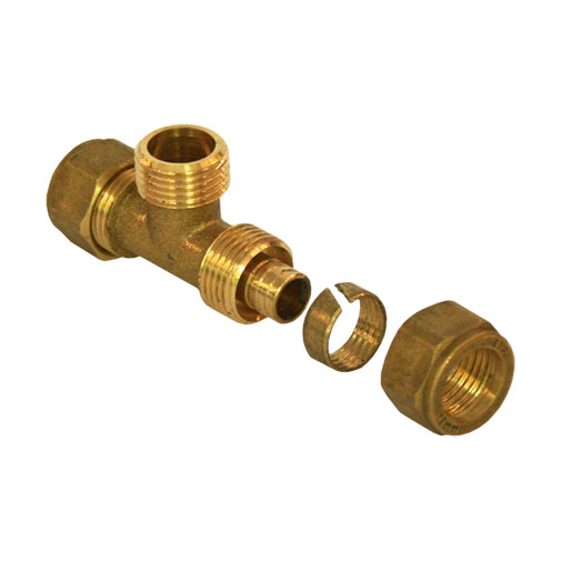 Tê pex 1/2x16x2.0 Tê pex 1/2x16x2.0