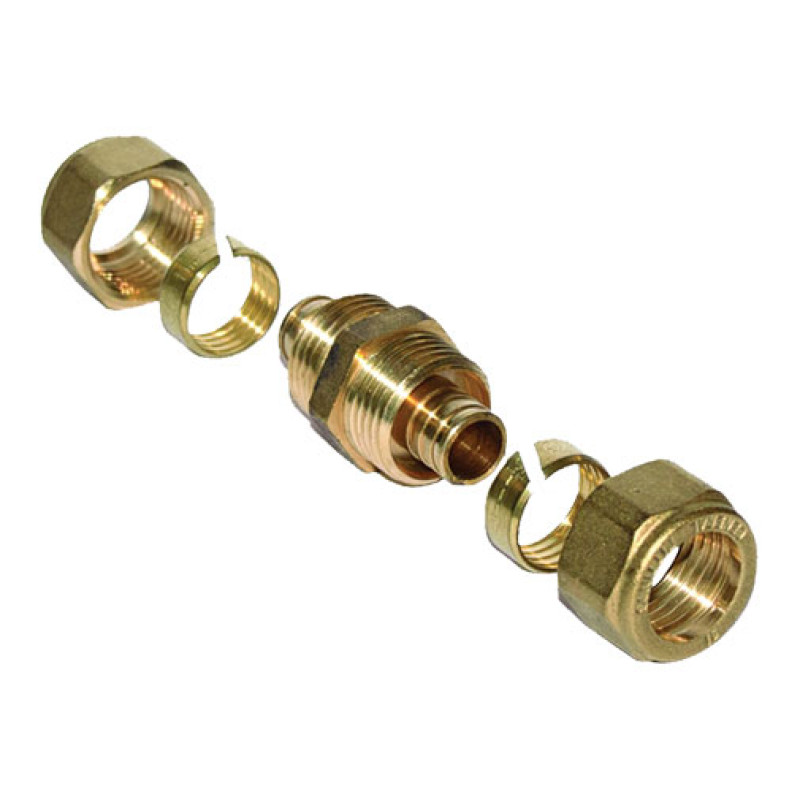 União General Fittings 16 x 16 x 2,0 mm para tubo PEX União General Fittings 16 x 16 x 2,0 mm para tubo PEX