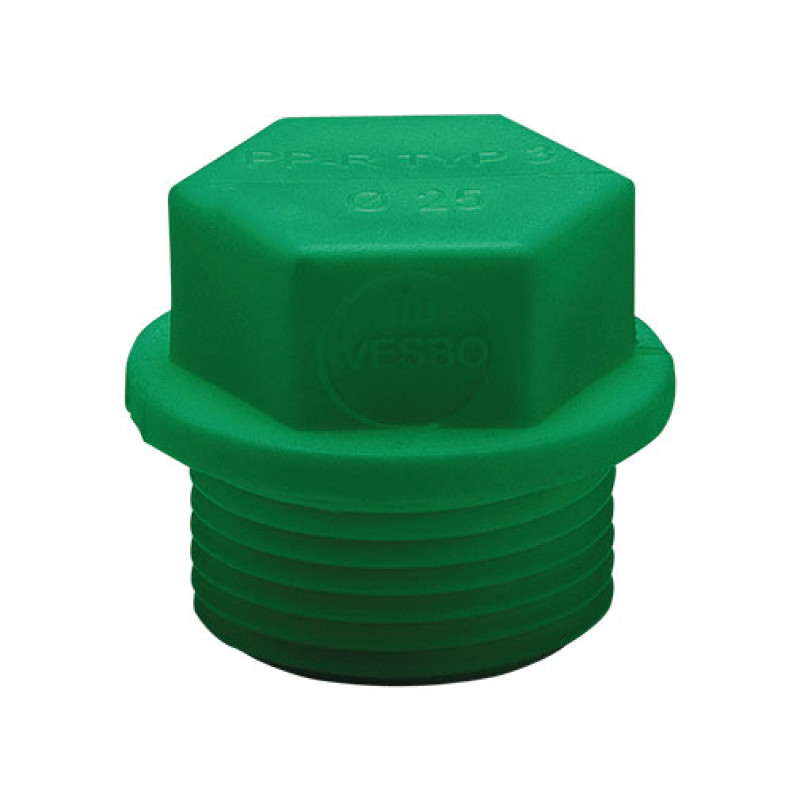 Tampão PPR Vesbo 3/4" M Tampão PPR Vesbo 3/4" M