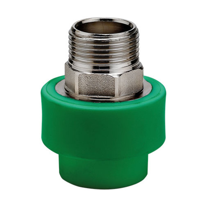 União hexagonal PPR Vesbo 32 mm x 1" M União hexagonal PPR Vesbo 32 mm x 1" M