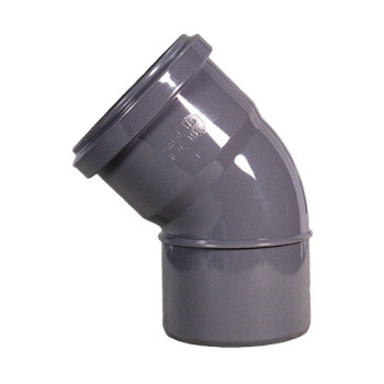 Curva 45º PVC Fersil 140 mm PN4 com anel Curva 45º PVC Fersil 140 mm PN4 com anel