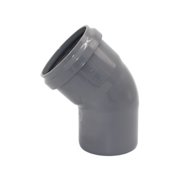 Curva 45º PVC Politejo 75 mm com anel