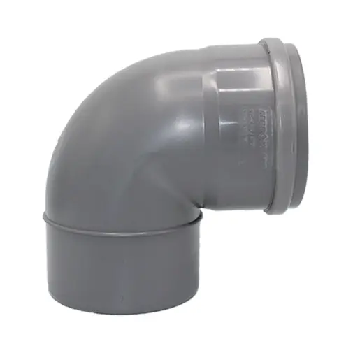 Curva 87º PVC 160 mm PN4 com anel Curva 87º PVC 160 mm PN4 com anel