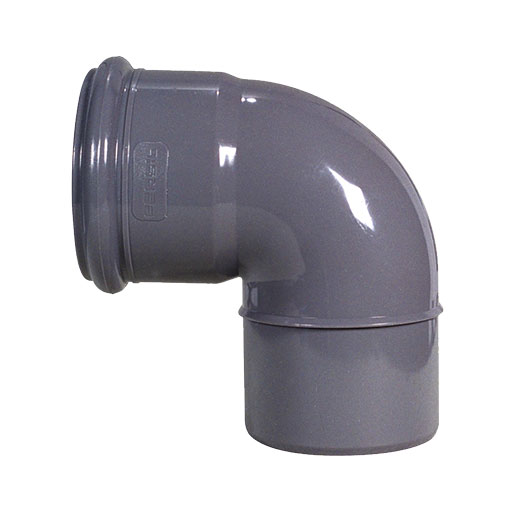 Curva 87º PVC Fersil 140 mm PN4 com anel Curva 87º PVC Fersil 140 mm PN4 com anel