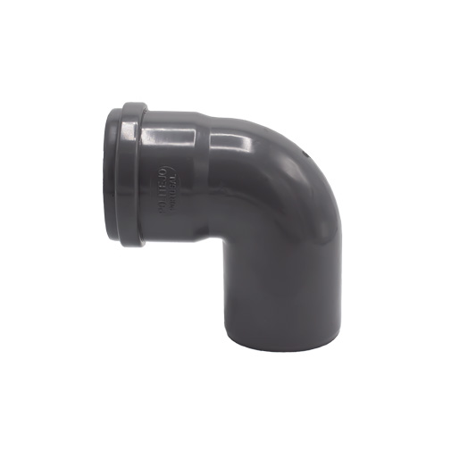 Curva 87º PVC Politejo 75 mm com anel Curva 87º PVC Politejo 75 mm com anel
