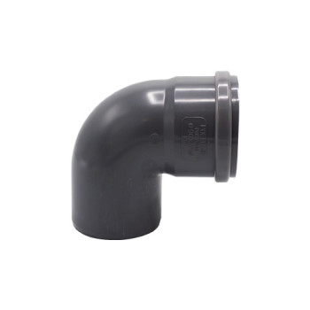 Curva 87º PVC Politejo 90 mm com anel