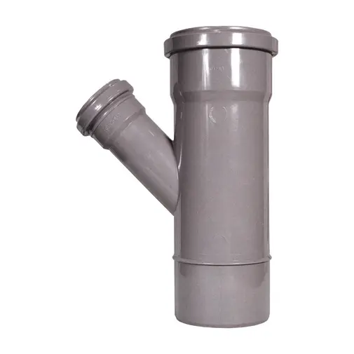 Forquilha redução 45º PVC Fersil 110 x 40 mm PN4 com anel Forquilha redução 45º PVC Fersil 110 x 40 mm PN4 com anel