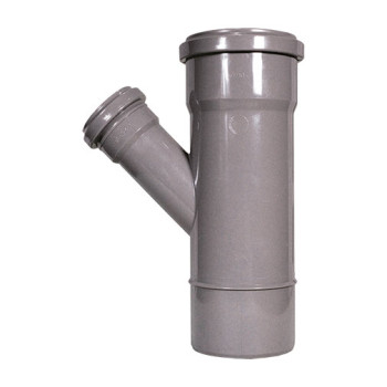 Forquilha redução 45º PVC Fersil 50 x 40 mm PN4 com anel Forquilha redução 45º PVC Fersil 50 x 40 mm PN4 com anel