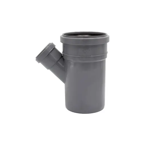 Forquilha redução PVC Politejo 110 x 50 mm com anel Forquilha redução PVC Politejo 110 x 50 mm com anel