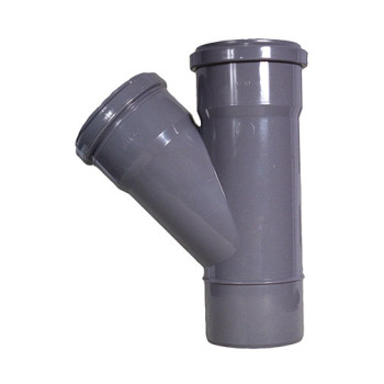 Forquilha simples 45º PVC Fersil 140 mm PN4 com anel Forquilha simples 45º PVC Fersil 140 mm PN4 com anel