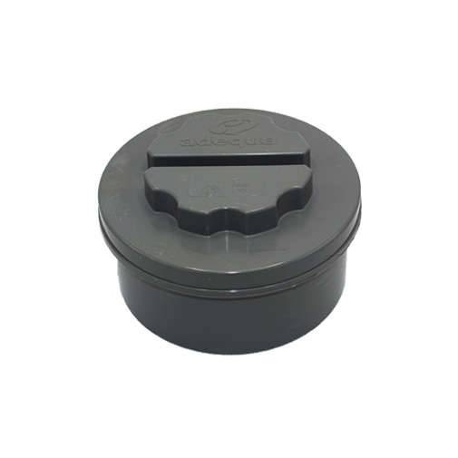 Tampão visita roscado PVC 160 mm PN4 Tampão visita roscado PVC 160 mm PN4