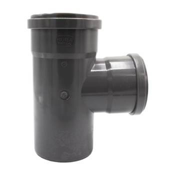 Tê redução PVC Politejo 125 x 110 mm com anel