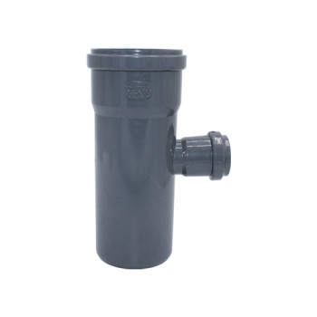 Tê redução PVC Politejo 90 x 40 mm com anel