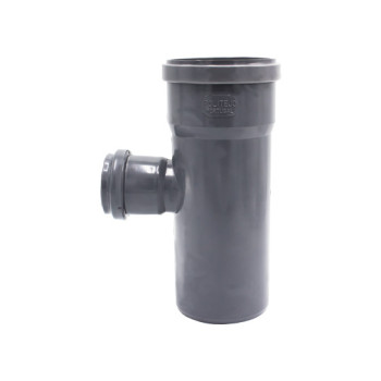 Tê redução PVC Politejo 90 x 50 mm com anel