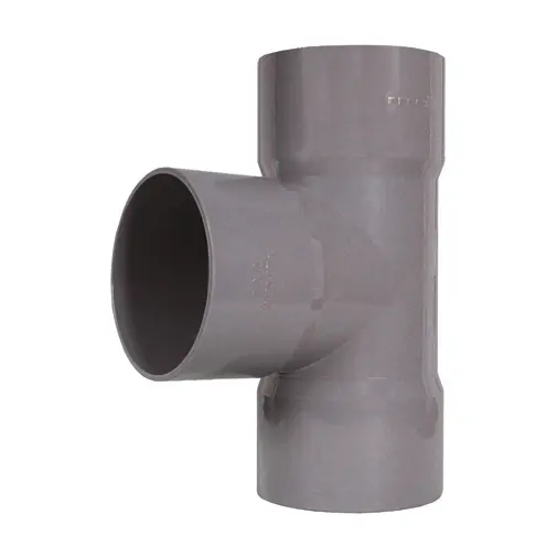 Tê simples 87º PVC Fersil 50 mm PN4 com anel
