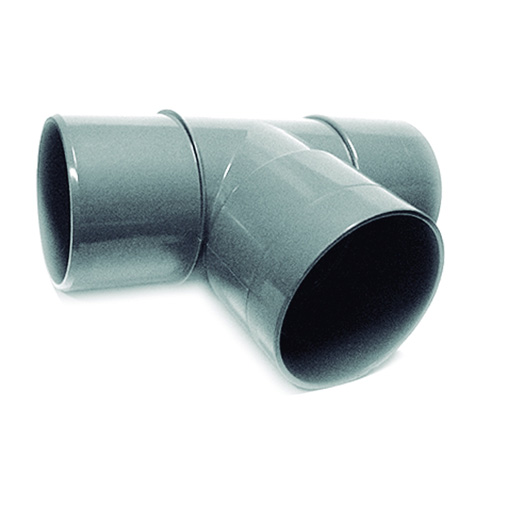 Tê simples 87º PVC Fersil KI 75 mm para colar Tê simples 87º PVC Fersil KI 75 mm para colar
